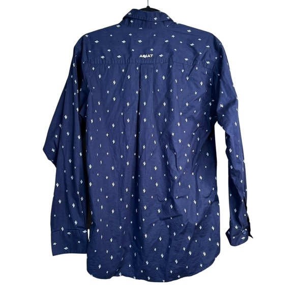 Ariat Jovanni Stretch Classic Fit Shirt Cactus Western Long Sleeve Button Up S - Picture 2 of 11